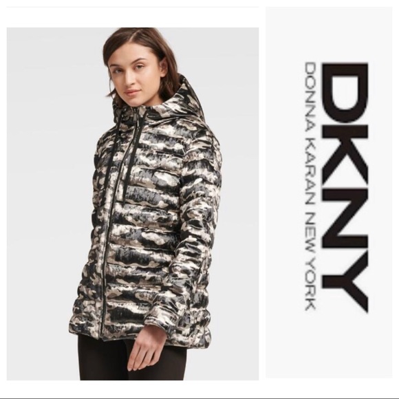 Dkny Jackets Coats Dkny Sport Camo Puffer Jacket Poshmark